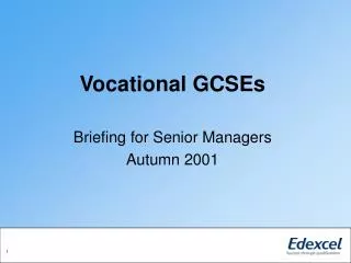 Vocational GCSEs
