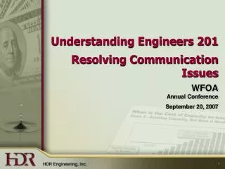 Understanding Engineers 201 Resolving Communication Issues
