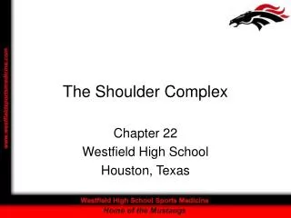 The Shoulder Complex