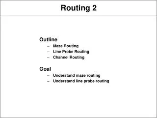 Routing 2