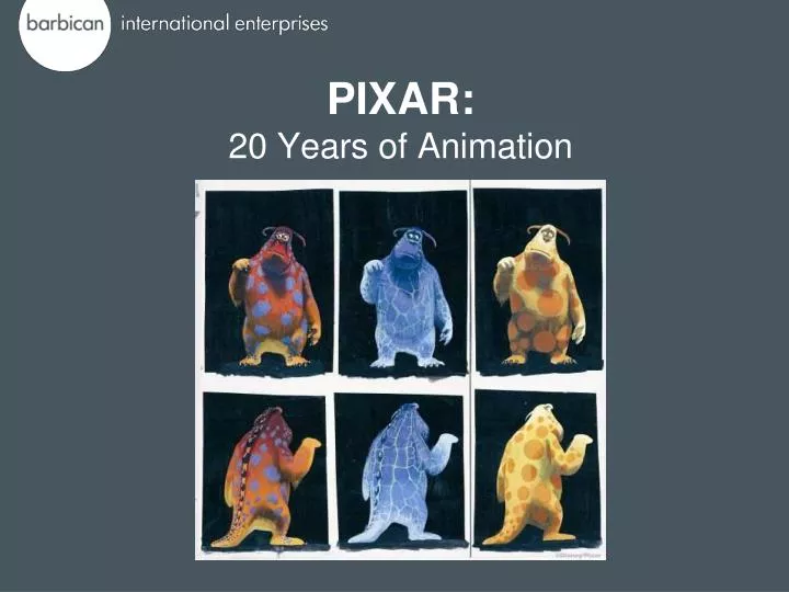 pixar 20 years of animation