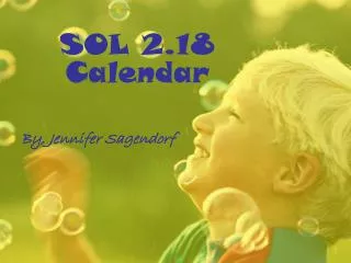 SOL 2.18 Calendar