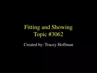 Fitting and Showing Topic #3062