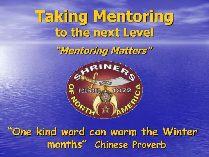 taking mentoring to the next level