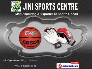 COSCO Sports, COSCO Badminton & COSCO Cricket