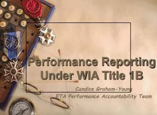 Performance Reporting Under WIA Title 1B