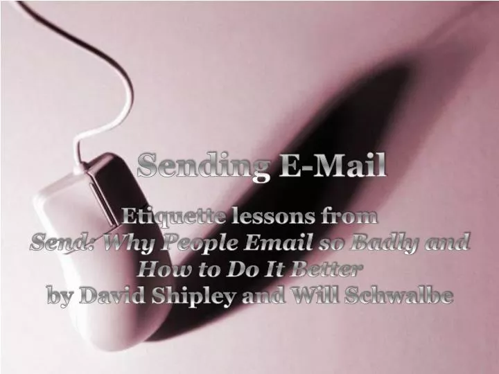 sending e mail