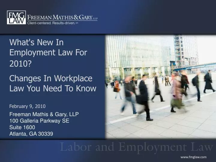 what s new in employment law for 2010 changes in workplace law you need to know february 9 2010