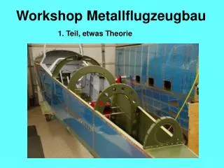workshop metallflugzeugbau