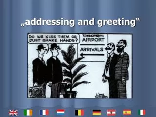 addressing and greeting
