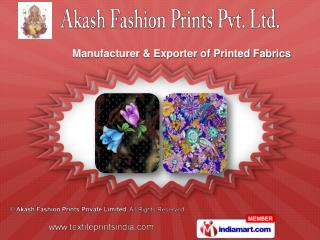 Disperse Print Fabrics