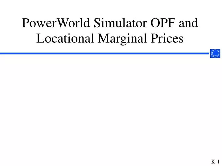powerworld simulator opf and locational marginal prices