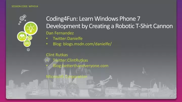 coding4fun learn windows phone 7 development by creating a robotic t shirt cannon