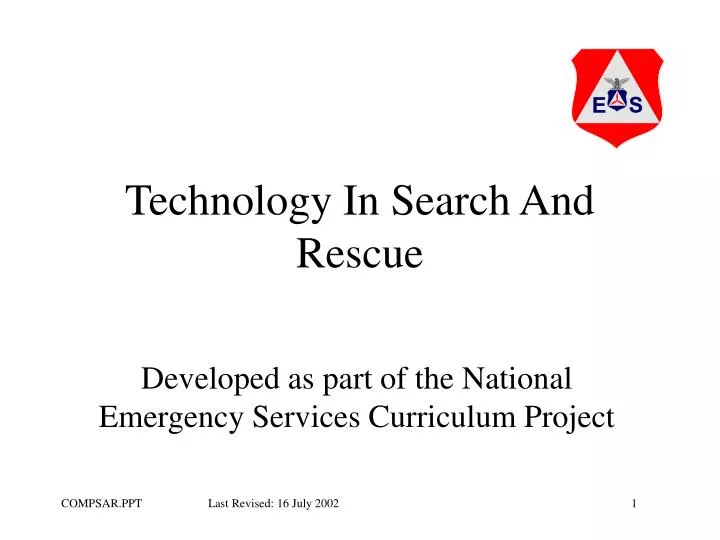 technology in search and rescue