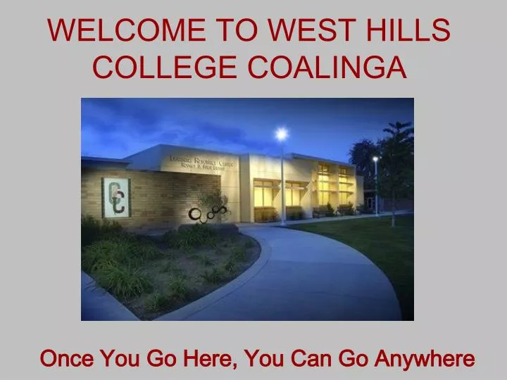 welcome to west hills college coalinga