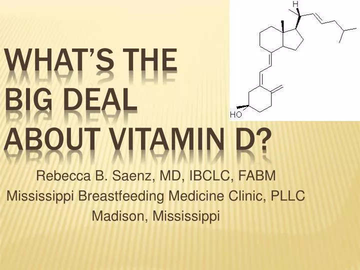 what s the big deal about vitamin d