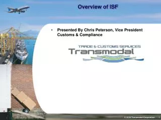 Overview of ISF