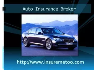 Auto insurance broker Canada