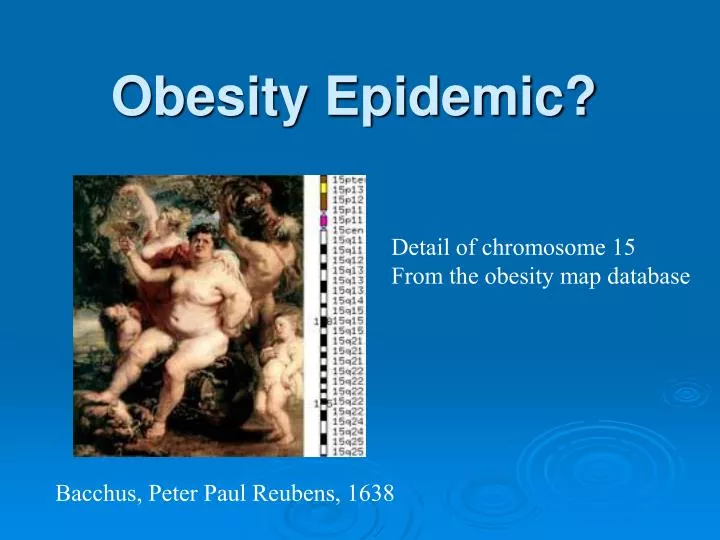 obesity epidemic
