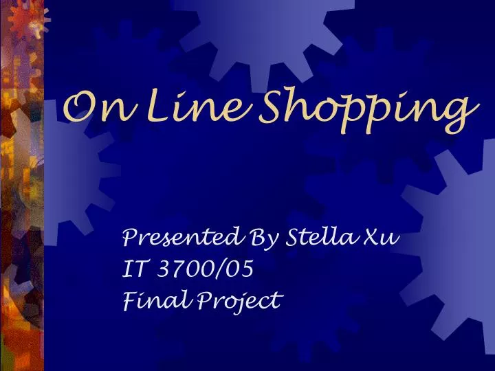 on line shopping
