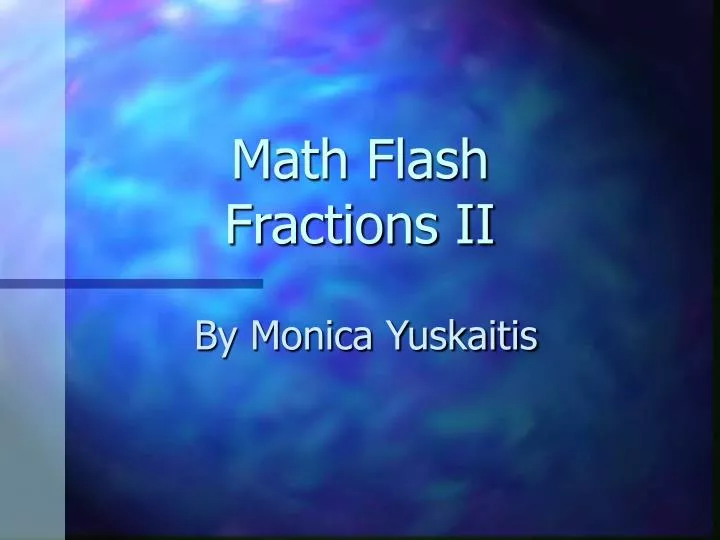 math flash fractions ii