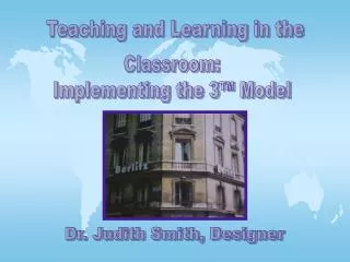 Teaching and Learning in the