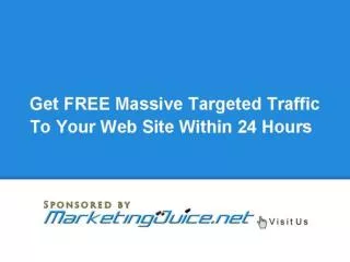 Increase Web Site Traffic - Learn How To Increase Free Web S