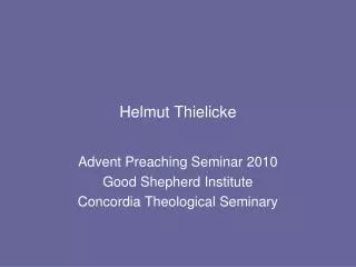 Helmut Thielicke