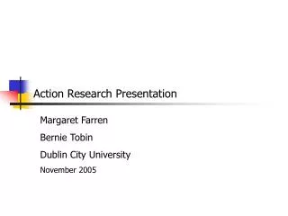 Action Research Presentation
