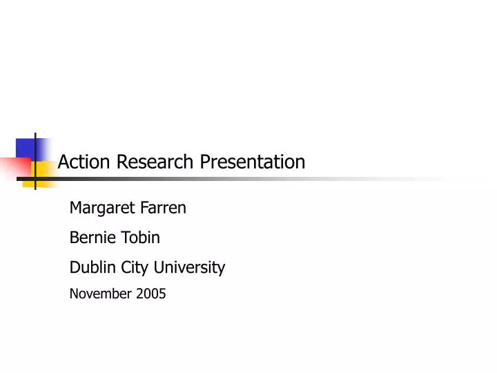 action research presentation