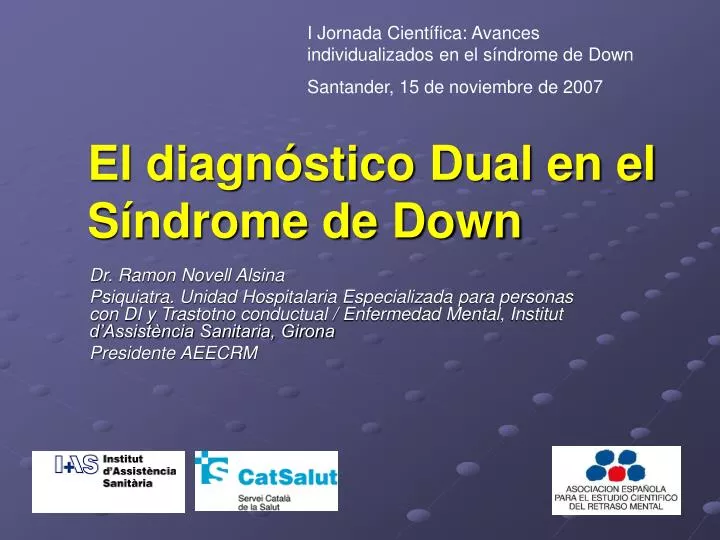 el diagn stico dual en el s ndrome de down