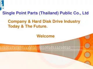 Single Point Parts (Thailand) Public Co., Ltd