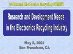 May 8, 2002 San Francisco, CA - slide 1