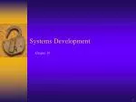 Systems Development - slide 1