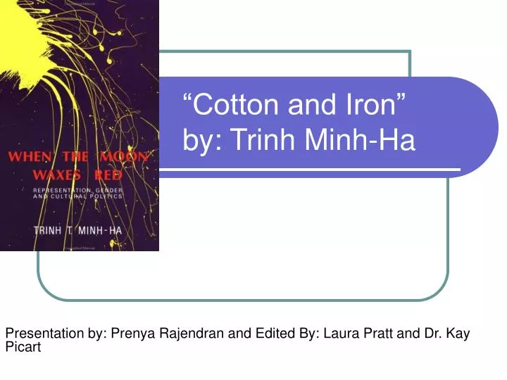 cotton and iron by trinh minh ha