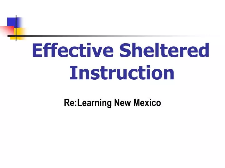 re learning new mexico