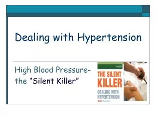 Dealing with Hypertension
