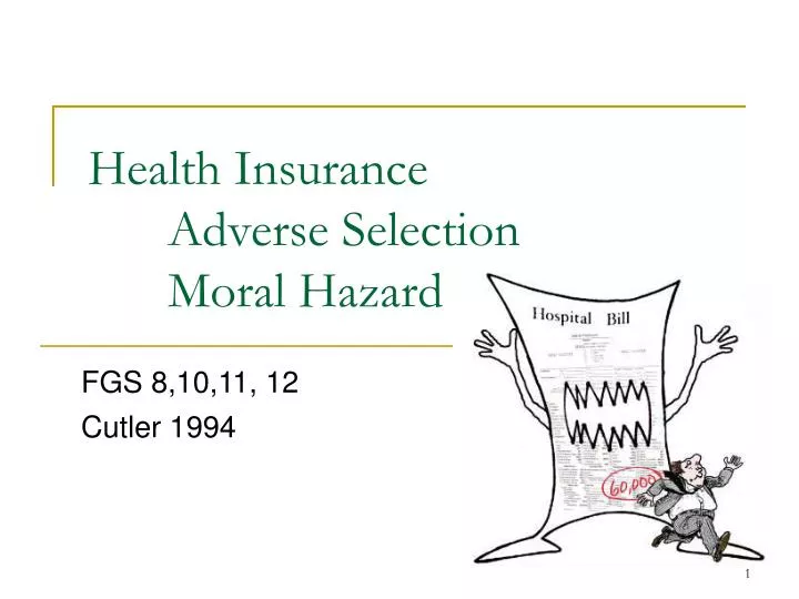 health insurance adverse selection moral hazard
