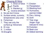 Chasing El Nino - slide 1