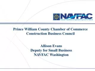 Prince William County Chamber of Commerce Construction Business Council