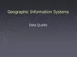 Geographic Information Systems - slide 1