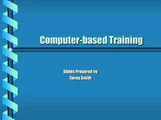 Computer-based Training