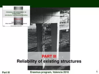 PART III Reliability of existing structures