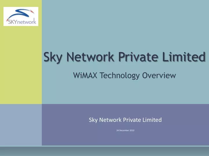 sky network private limited 24 december 2010