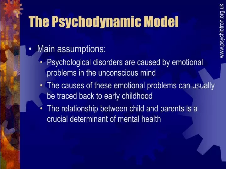 the psychodynamic model