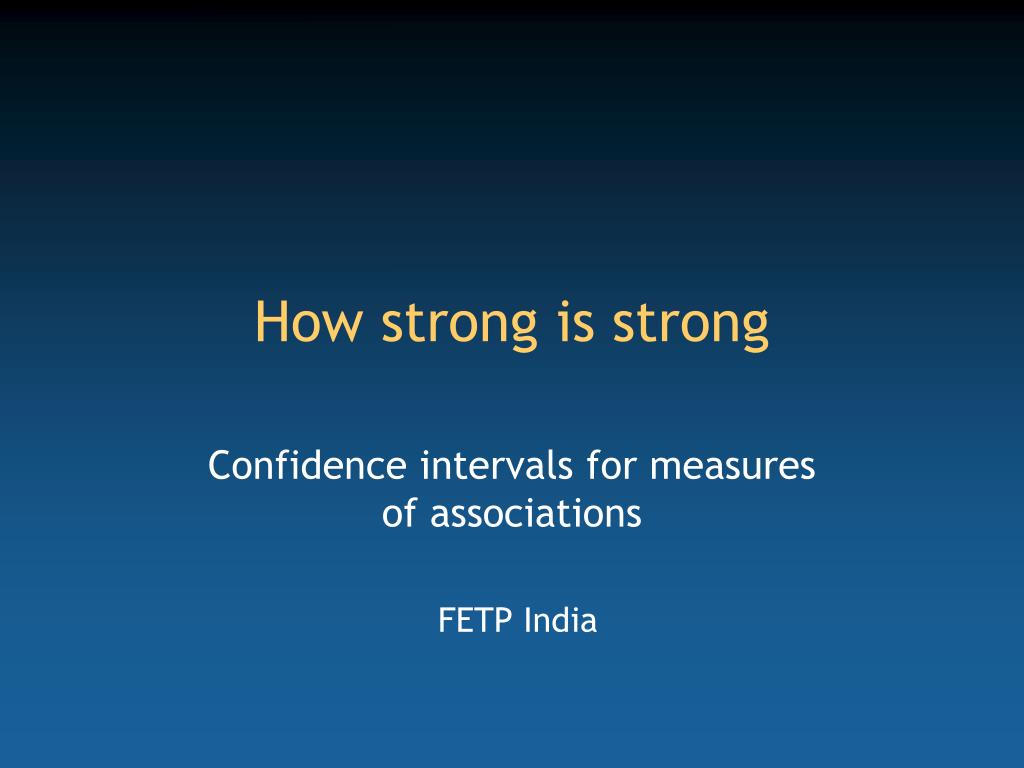 PPT - How strong is strong PowerPoint Presentation, free download - ID ...