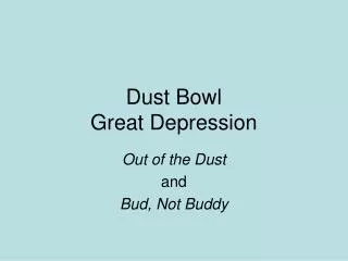 Dust Bowl Great Depression