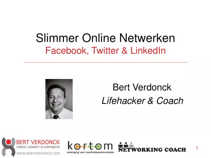 slimmer online netwerken facebook twitter linkedin