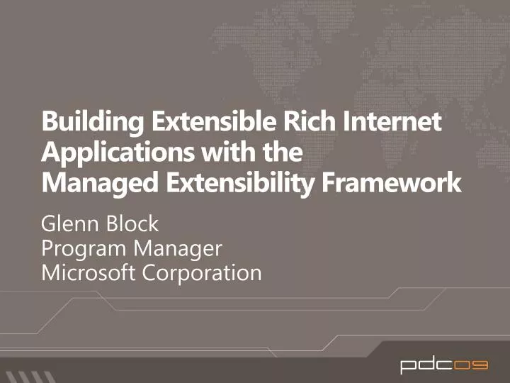 building extensible rich internet applications with the managed extensibility framework