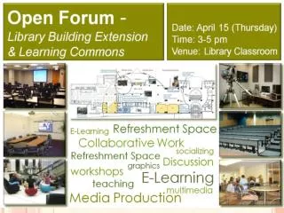 Library Building Plans Extension Learning Commons Interaction / Feedback